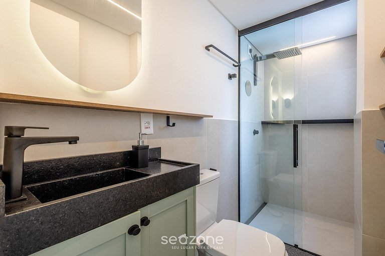 Apt de 2-HB en centro de BC, 350 m del mar RLP1002