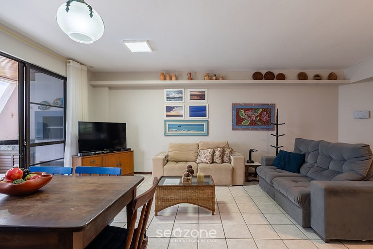 Apto em Cond. pé na areia c/ Piscina POR0105