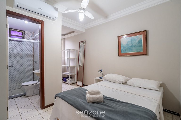 Apto em Cond. pé na areia c/ Piscina POR0105