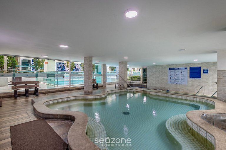 Aparts en cond. con piscina y gimnasio cerca de la playa - S