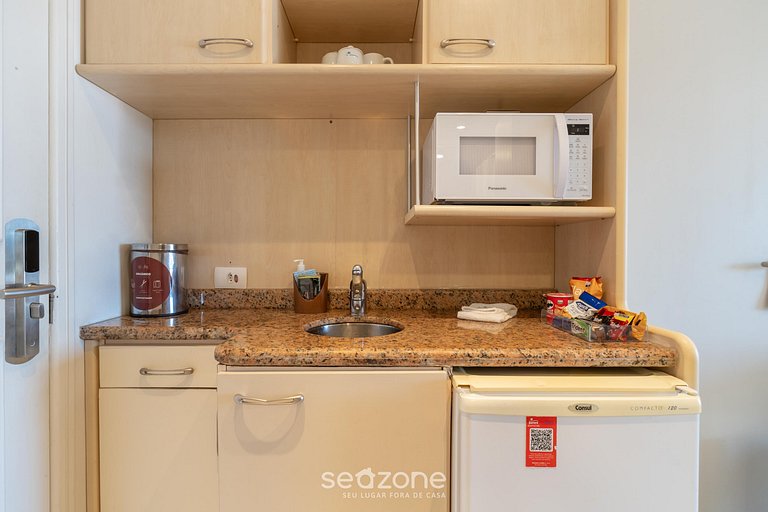 Studio c/ vista al mar Jurerê Beach Village JBV125