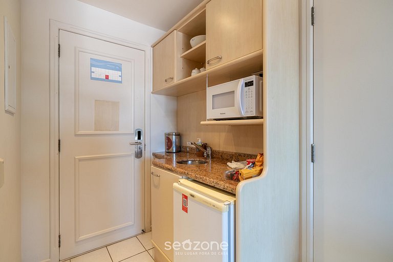 Studio c/ vista mar no Jurerê Beach Village JBV125