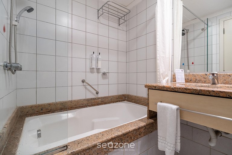 Studio c/ vista al mar Jurerê Beach Village JBV125