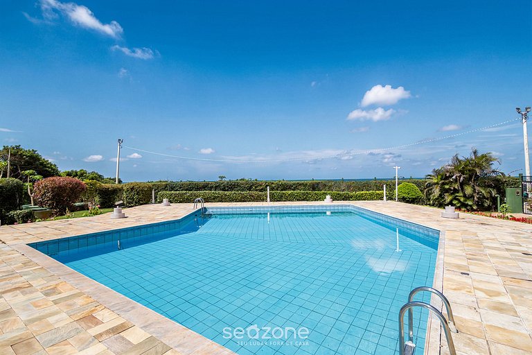 Apto em Cond. pé na areia c/ Piscina POR0105