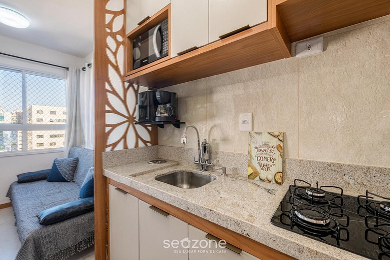 Apt a 160m do mar em cond. c/ piscina SAA0906