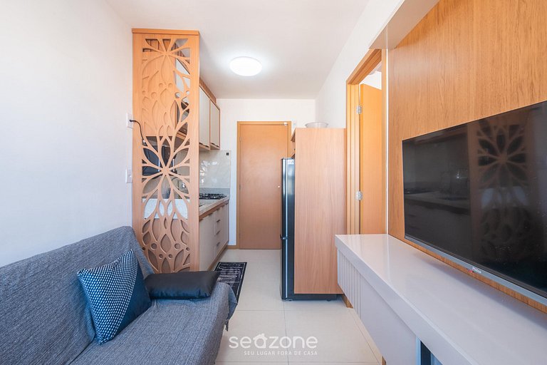 Apt a 160m do mar em cond. c/ piscina SAA0906