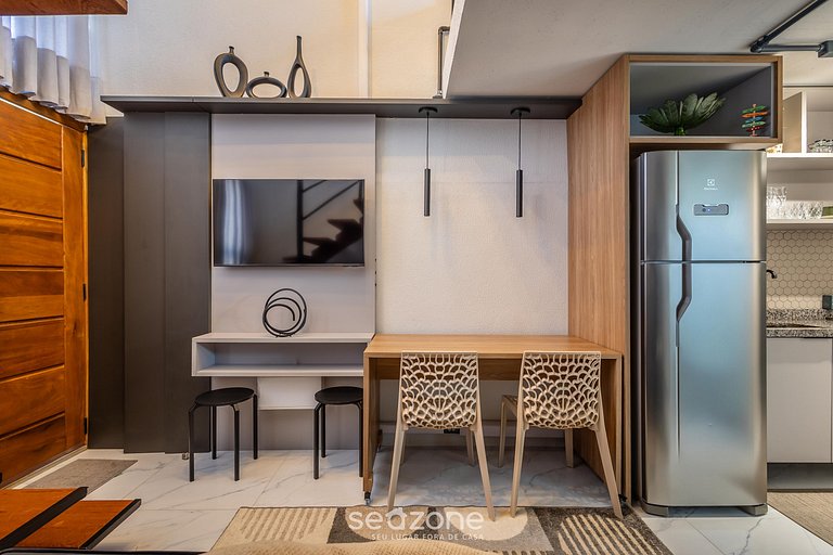 Loft con balcón a pasos de la playa - PLO0009