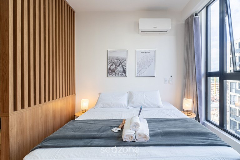 Studio em cond. c/ academia prox ao HU VTD0617