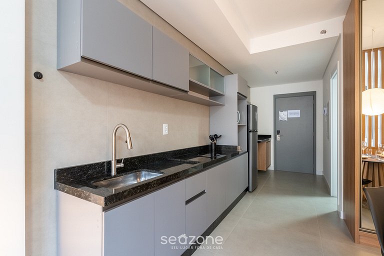 Studio em cond. c/ academia prox ao HU VTD0617