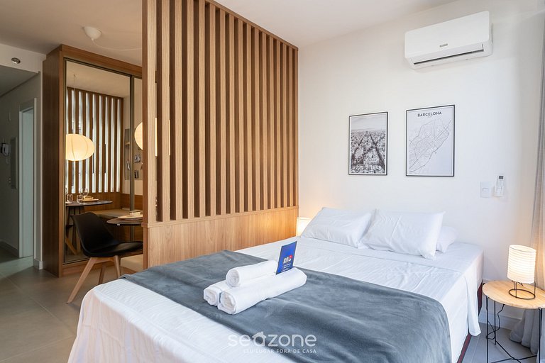 Studio em cond. c/ academia prox ao HU VTD0617