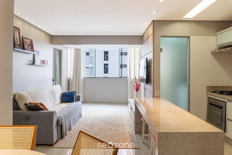 Apto 2QTs a 950 m do Shopping Flamboyant UNQ1104