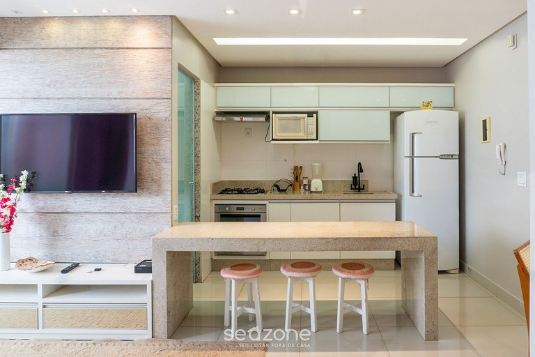 Apto 2QTs a 950 m do Shopping Flamboyant UNQ1104