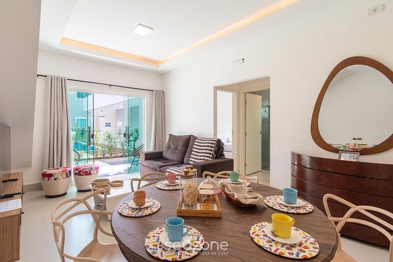 Apt en Cond. c/ Piscina 450 m de la Playa ATA0013