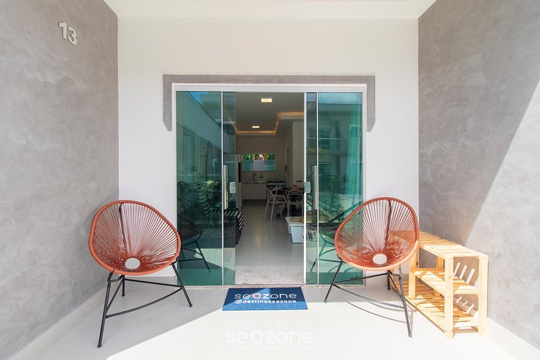 Apto em Cond. c/ Piscina a 450m da Praia ATA0013