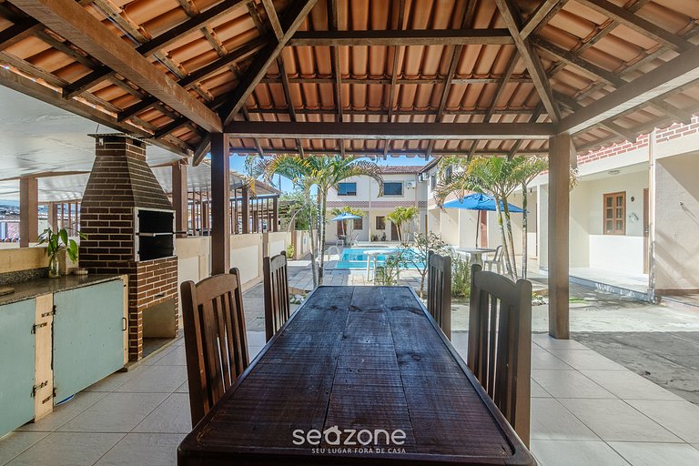 Condo. c/ piscina y barbacoa a 650 m de la playa de Taperapu