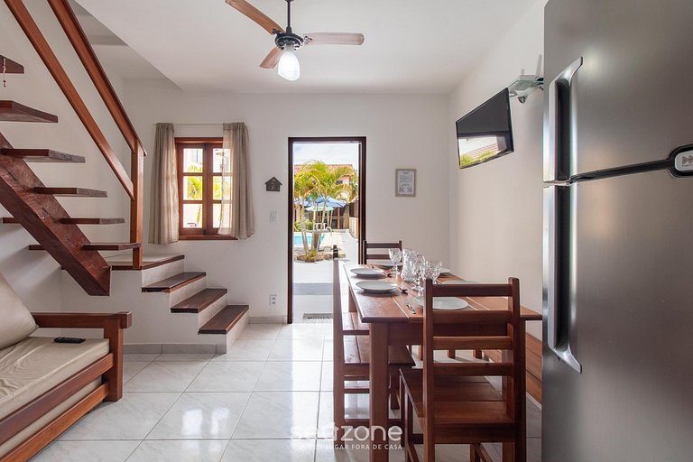 Apt 2DR c/ vista a piscina, 650m del mar PFN0001