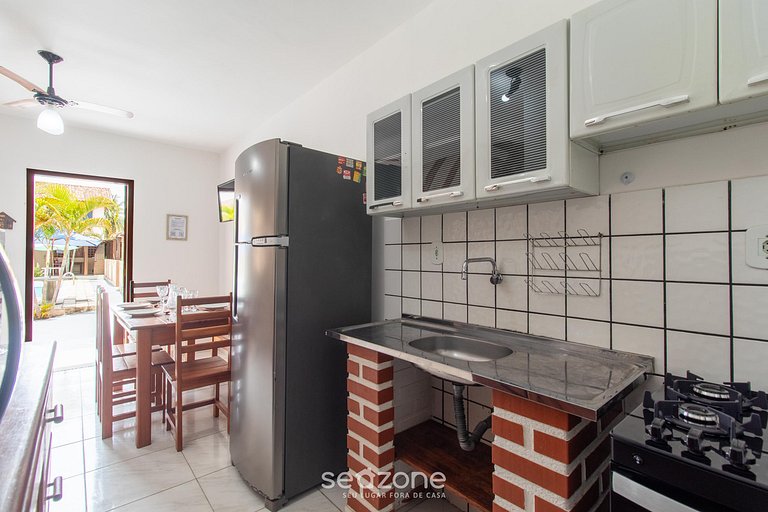 Apt 2DR c/ vista a piscina, 650m del mar PFN0001