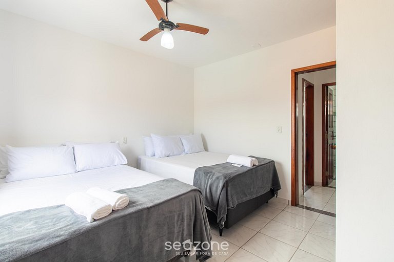 Apt 2DR c/ vista a piscina, 650m del mar PFN0001