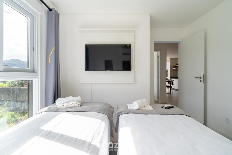 Apto en condo. c/ piscina a 470 m del mar MNC0203