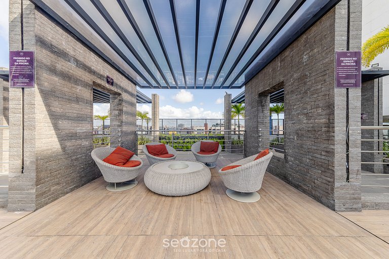 Edif. Time, piscina en la azotea y completas instalaciones d