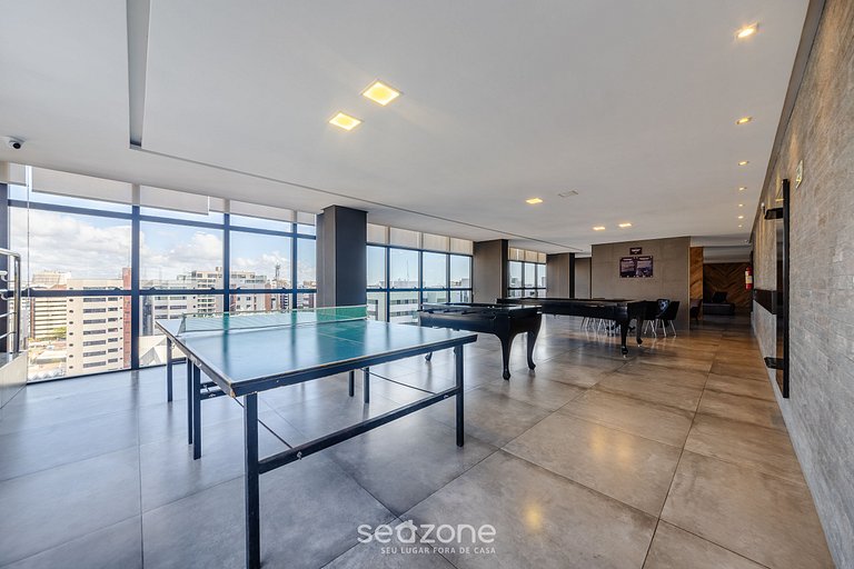 Apt em edif. c/ Piscina a 300 m do mar ETI0607