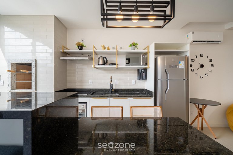 Apto en condo. c/ piscina a 470 m del mar MNC0203