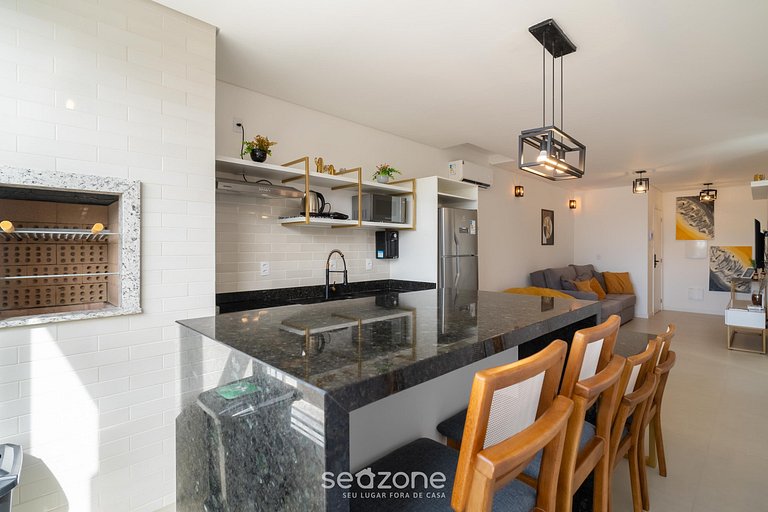 Apto en condo. c/ piscina a 470 m del mar MNC0203