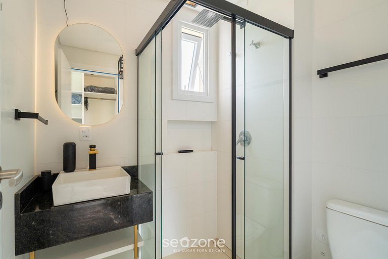 Apto en condo. c/ piscina a 470 m del mar MNC0203