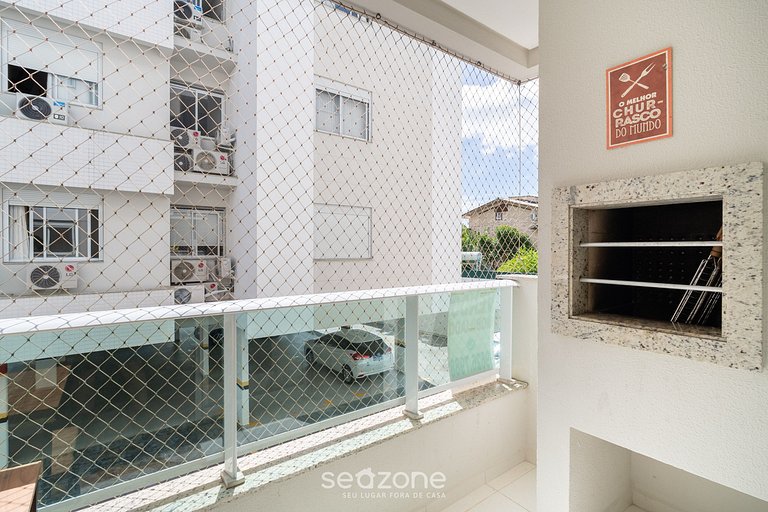 Apto c/ Churrasqueira a 600m da Praia ISA0105