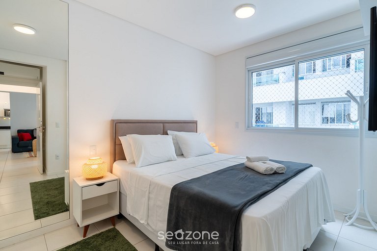 Apto c/ Churrasqueira a 600m da Praia ISA0105