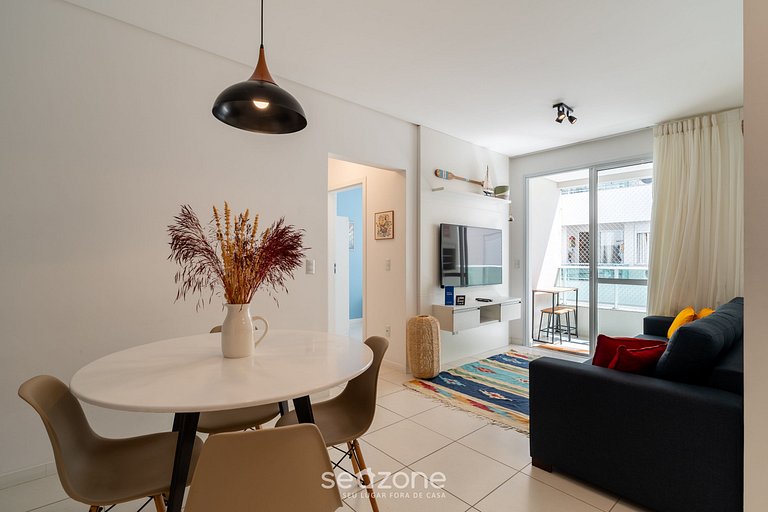 Apto c/ Churrasqueira a 600m da Praia ISA0105