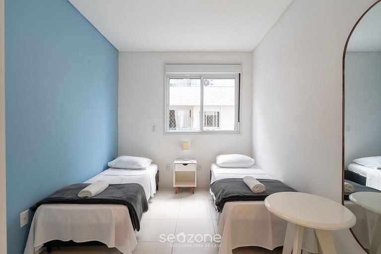 Apto c/ Churrasqueira a 600m da Praia ISA0105