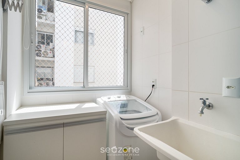 Apto c/ Churrasqueira a 600m da Praia ISA0105