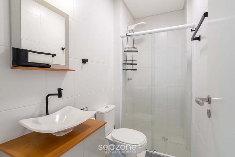 Apto c/ Churrasqueira a 600m da Praia ISA0105