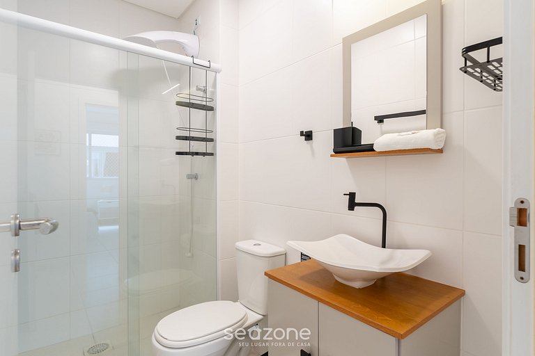 Apto c/ Churrasqueira a 600m da Praia ISA0105