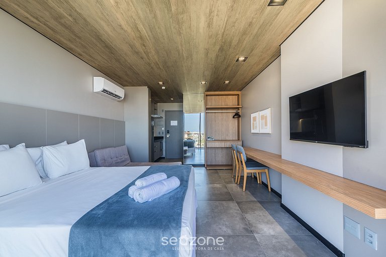 Studio c/ Vista Mar em Pajuçara NWT0514