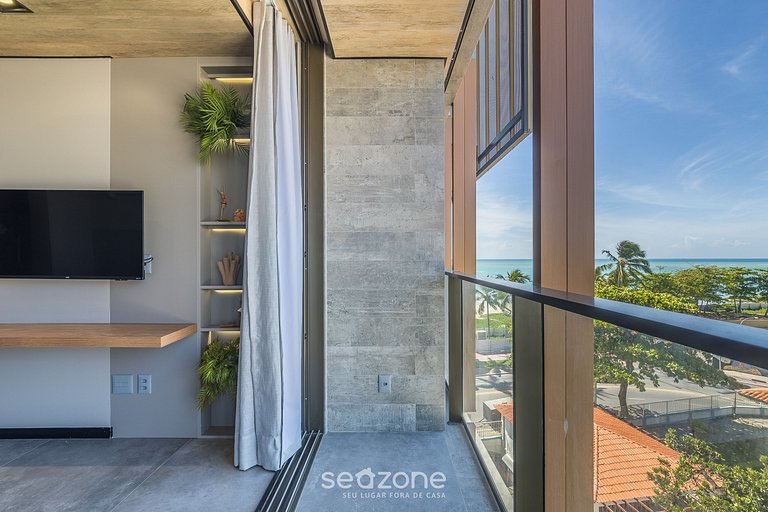 Studio c/ Vista Mar em Pajuçara NWT0514