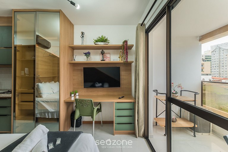 Studio en edificio c/ piscina en rooftop SMT0124