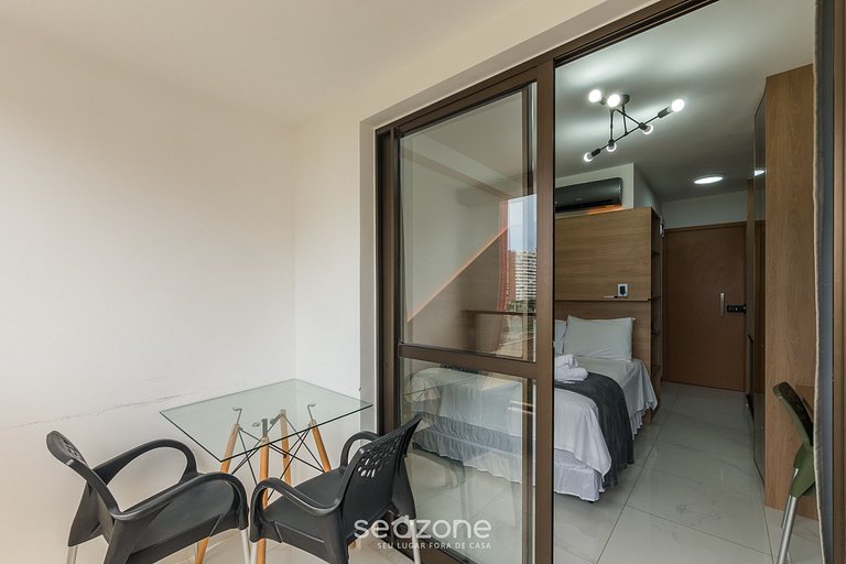 Studio en edificio c/ piscina en rooftop SMT0124