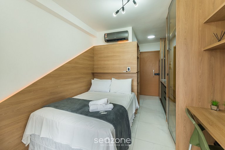 Studio en edificio c/ piscina en rooftop SMT0124