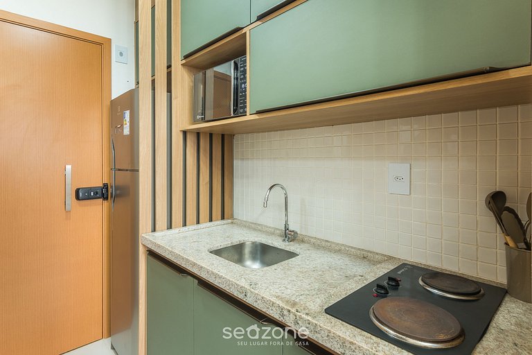 Studio en edificio c/ piscina en rooftop SMT0124