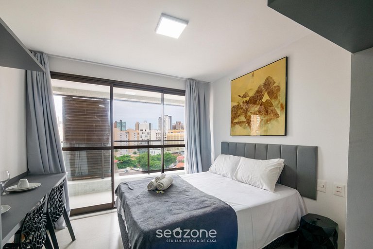 Estudio c/ vistas, 500 m del mar en Barra ZNB0903