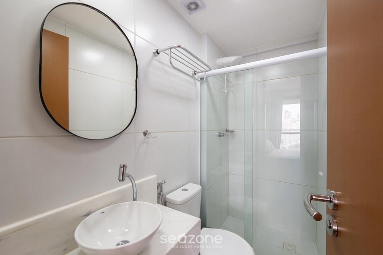 Studio c/ vista 500m da Praia na Barra ZNB0903