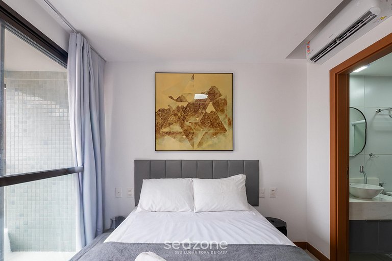 Estudio c/ vistas, 500 m del mar en Barra ZNB0903