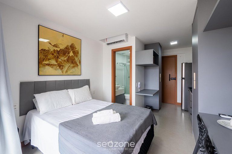 Conforto c/ vista 500m da Praia na Barra ZNB0903