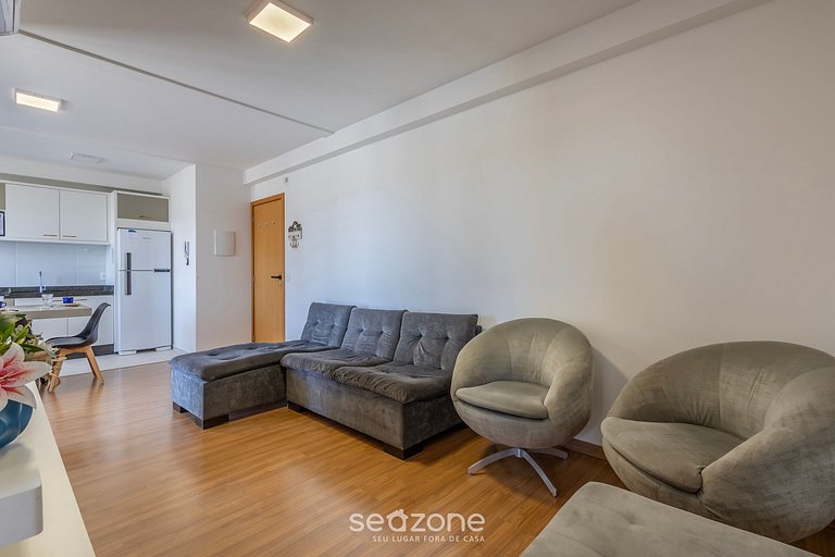 Apto c/ barbacoa y vista lateral al mar VAC1604