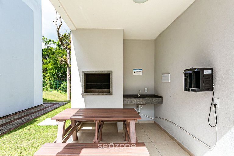 Ap c/ Churrasq. e Piscina em Canasvieiras RPC0305