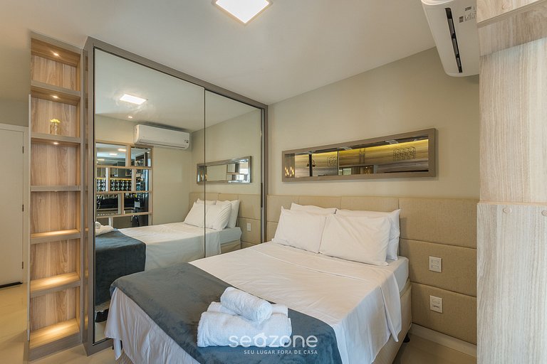 Studio completo a 550m da Praia da Barra EAI0605