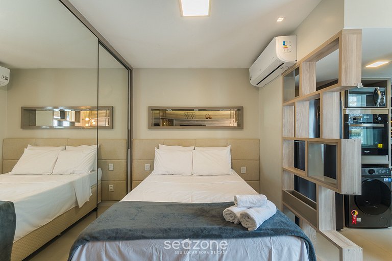 Studio completo a 550m da Praia da Barra EAI0605