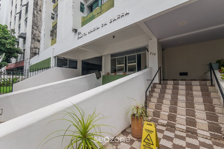 Sua estadia com conforto e localização premium a 550m da Pra